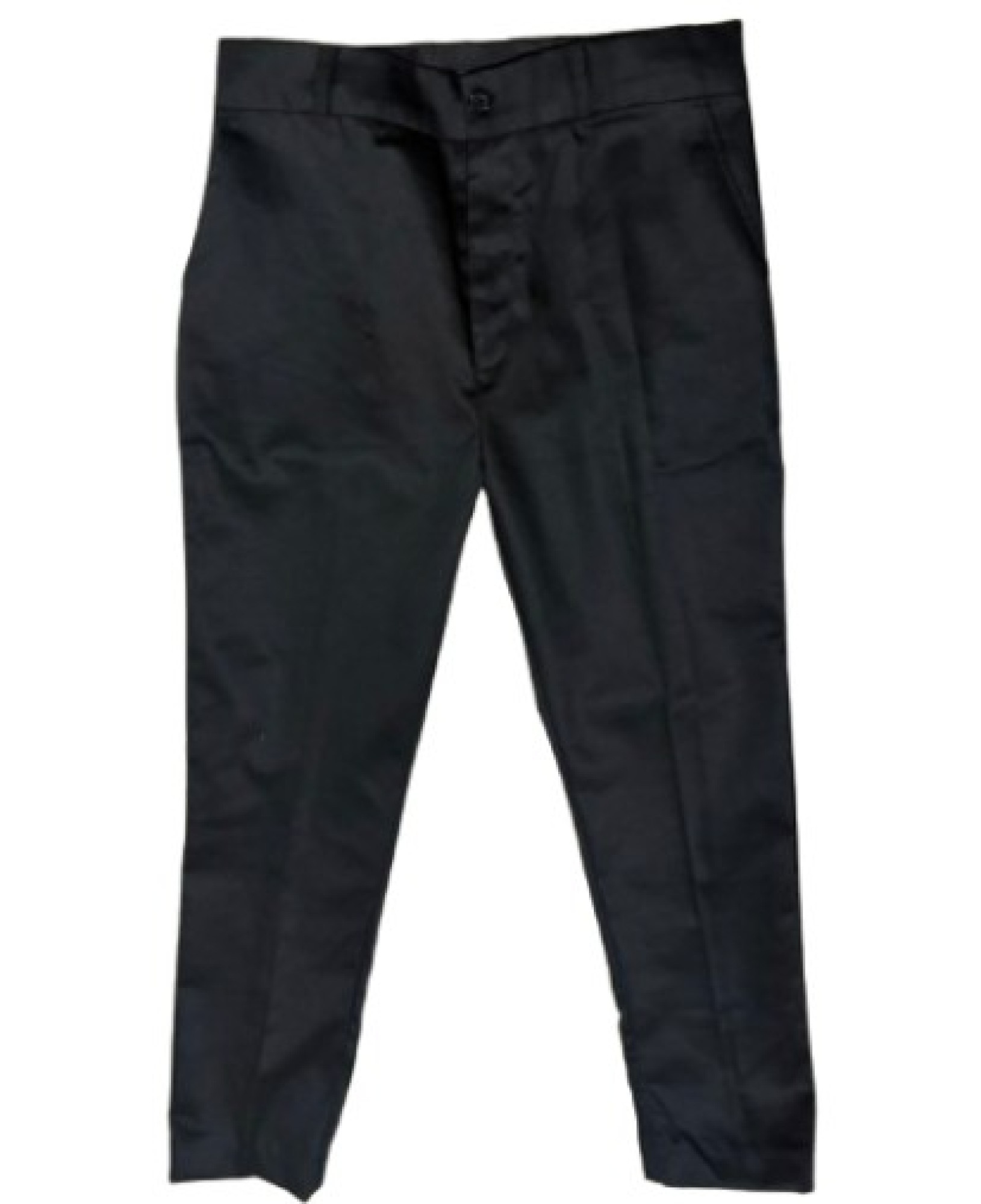Modern Slim-Fit Black Pants