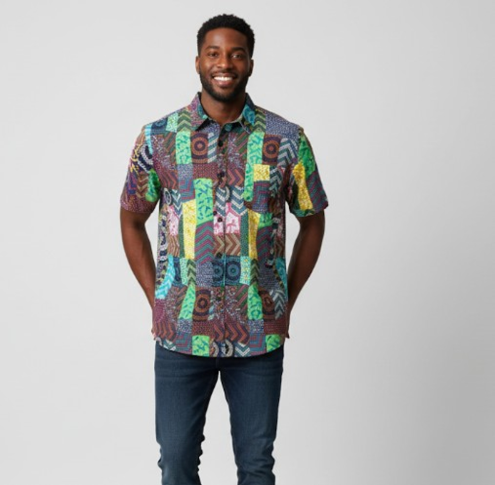 Afro Print Shirt