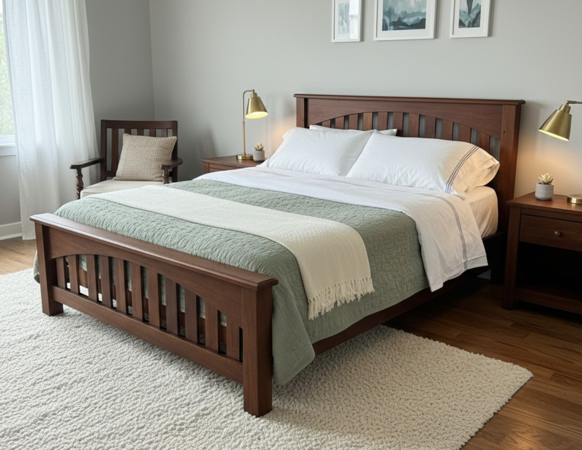 The Hardwood Weston Bed - Queen