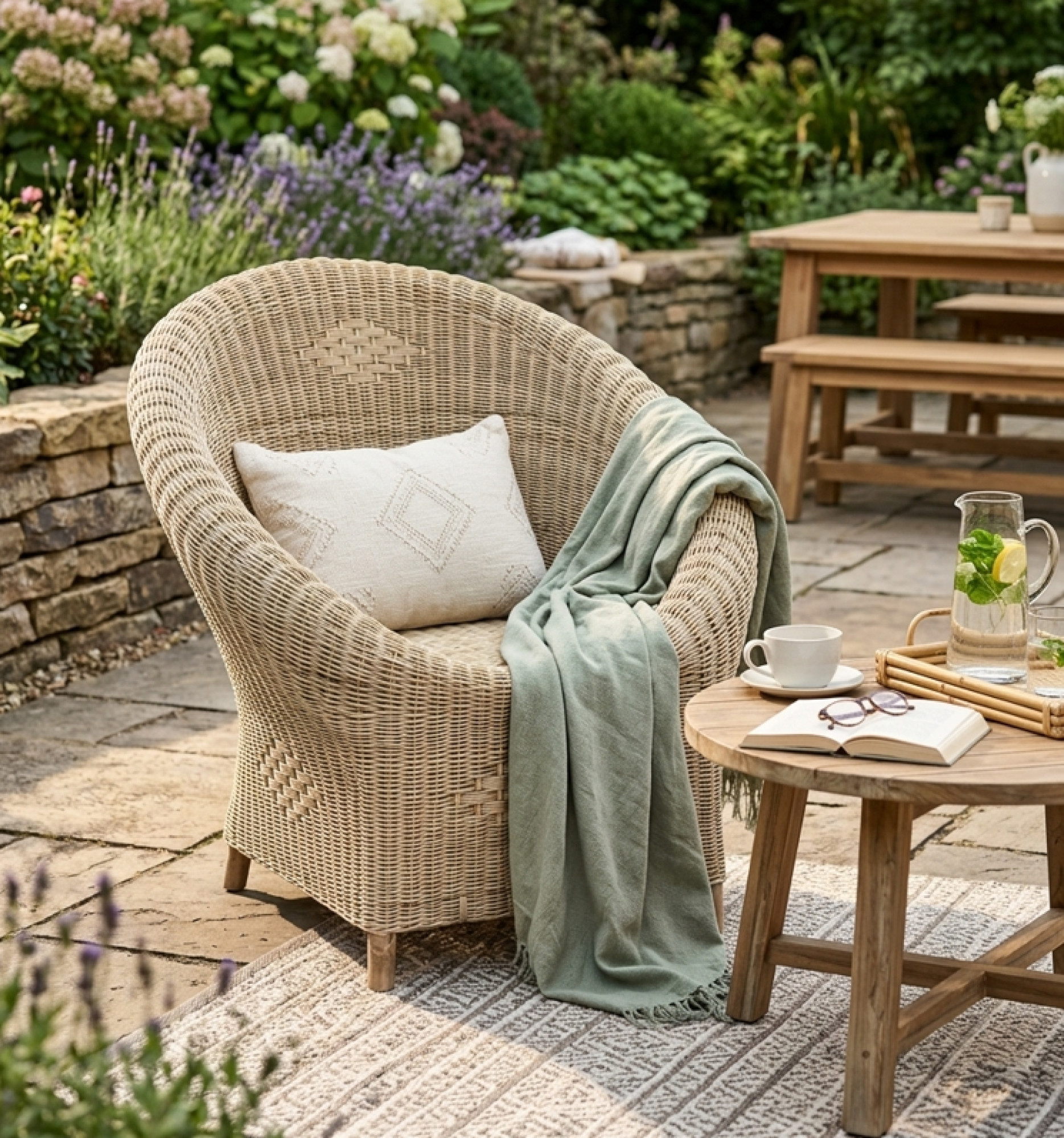 Urban Refresh Wicker Chair