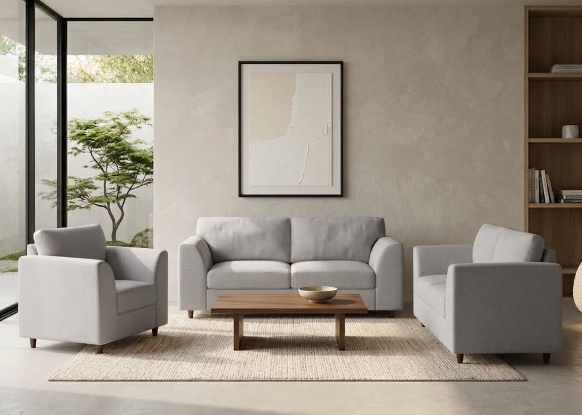 Modern Elegant 3-Piece Sofa Set