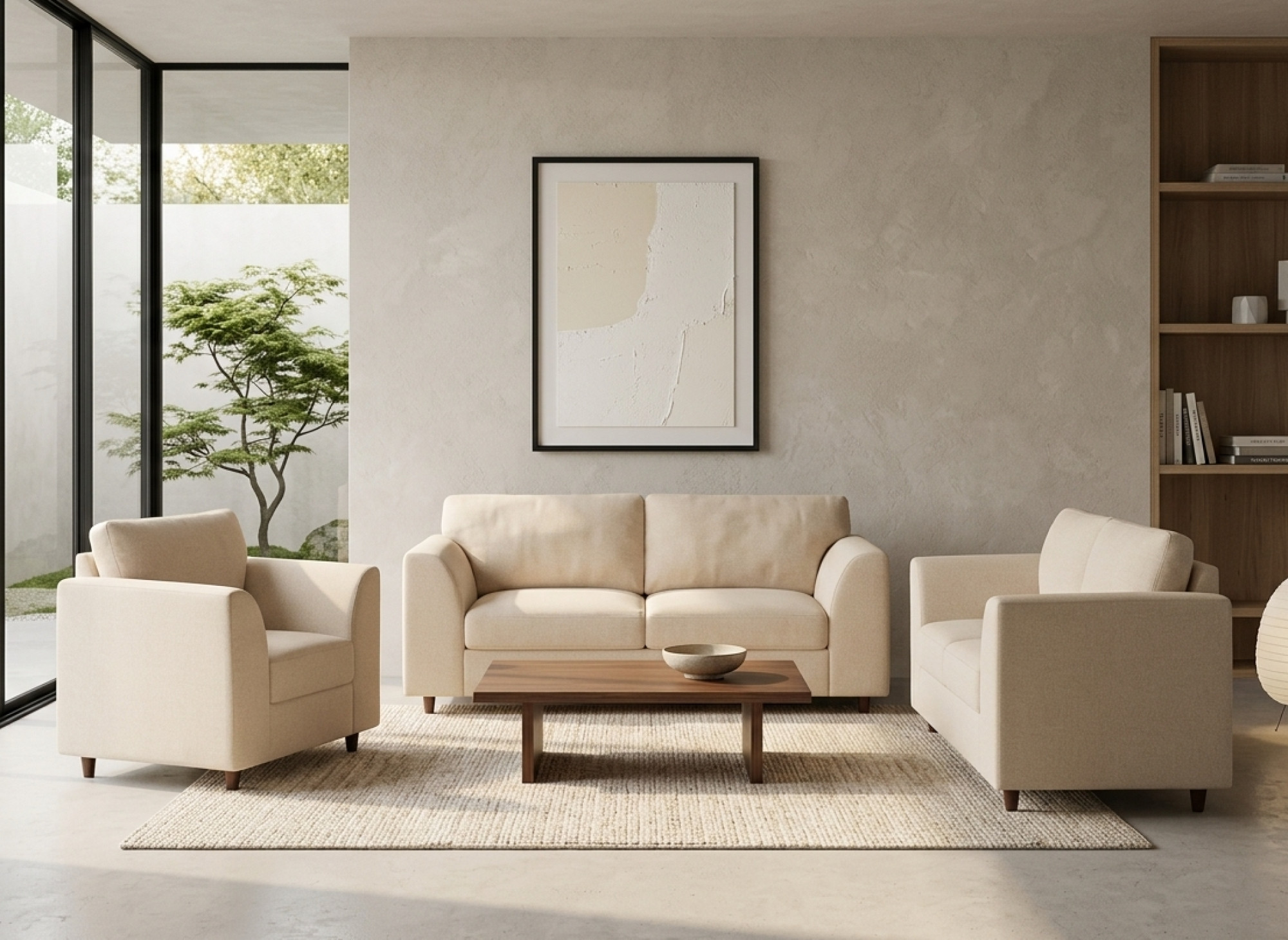 Modern Elegant 3-Piece Sofa Set