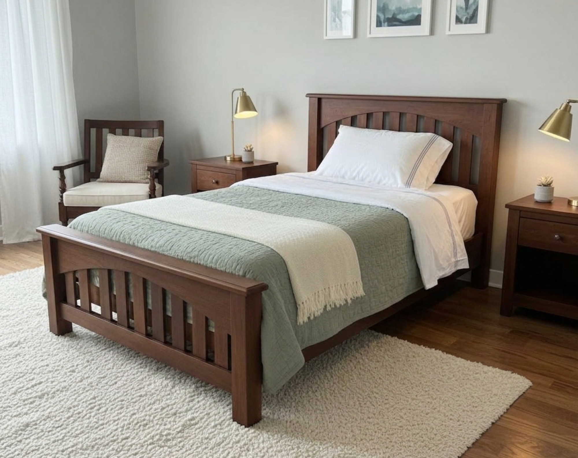 The Hardwood Weston Bed - Single
