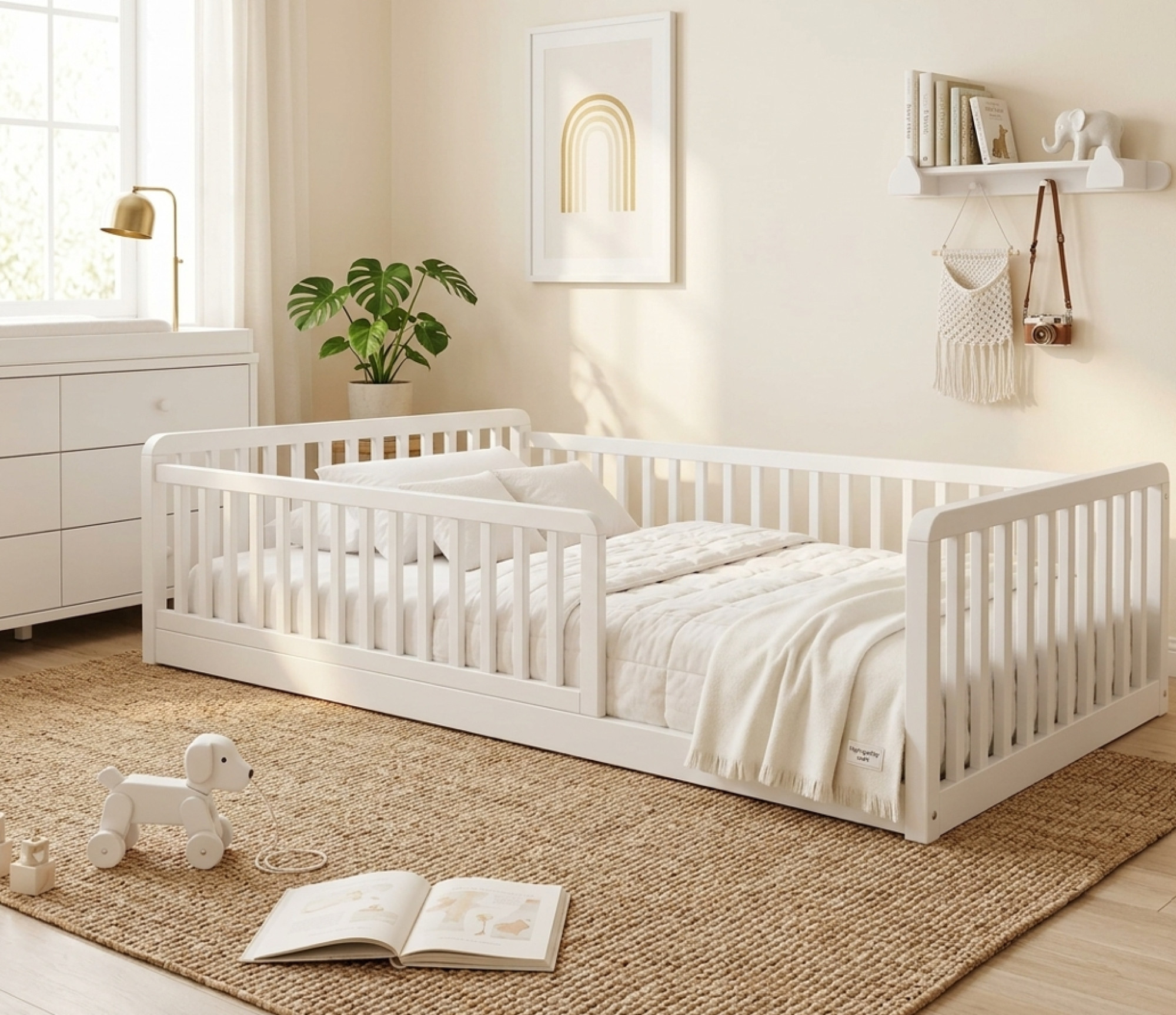Modern Elegant Floor Bed